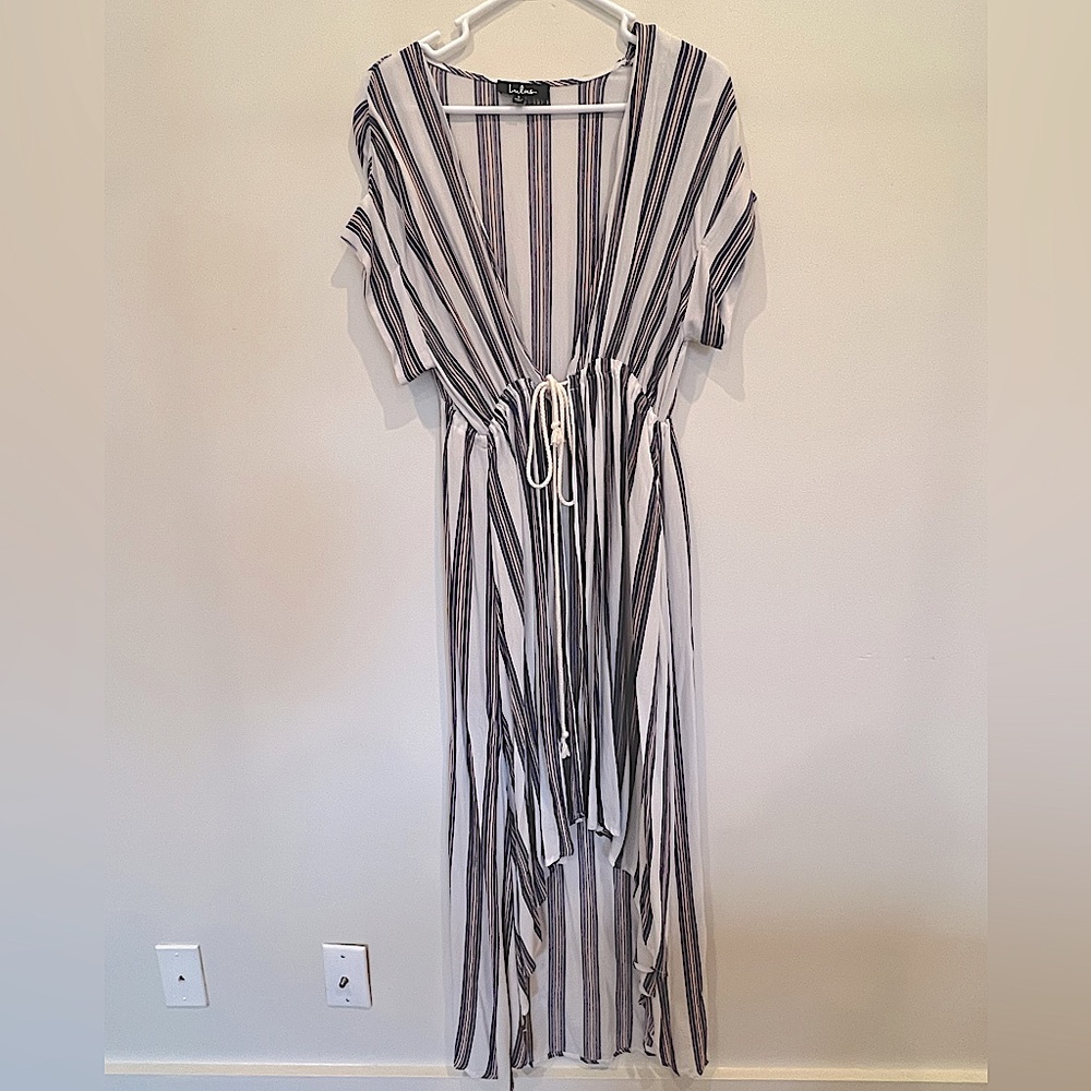 Lulu’s high/low rope tie swimsuit cover-up Size Small NWOT